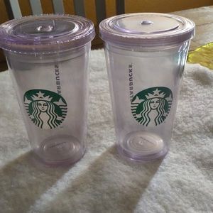 Starbucks 16 oz tumblers